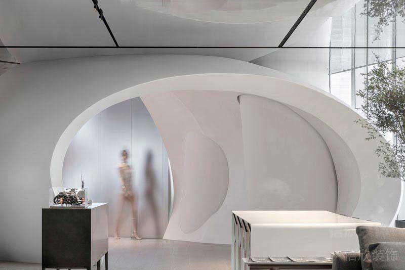 現(xiàn)代風(fēng)格辦公室裝飾造型入口