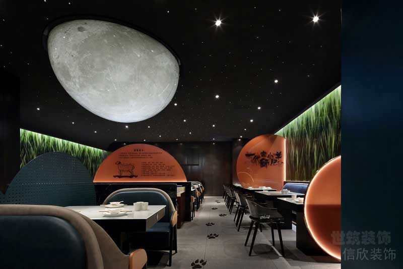 現(xiàn)代風格餐廳主題用餐區(qū)