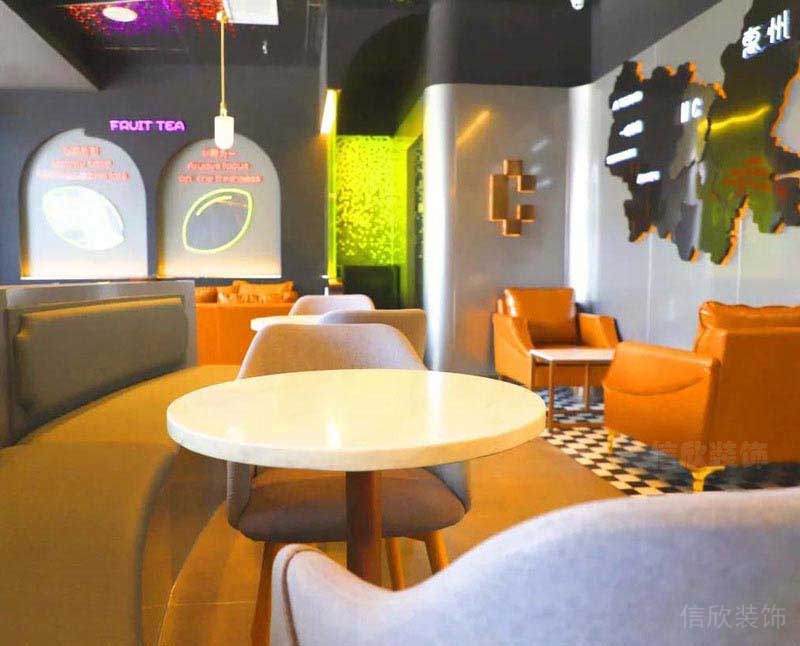 現(xiàn)代風(fēng)格茶飲空間公共區(qū)