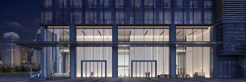 現(xiàn)代風(fēng)格建筑幕墻外觀