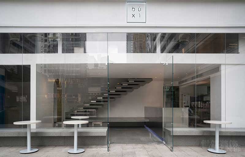 現代簡約風茶飲空間外立面形象