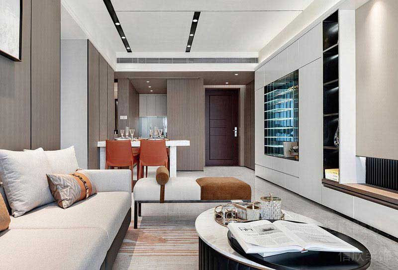 現(xiàn)代簡約風(fēng)公寓客餐廳