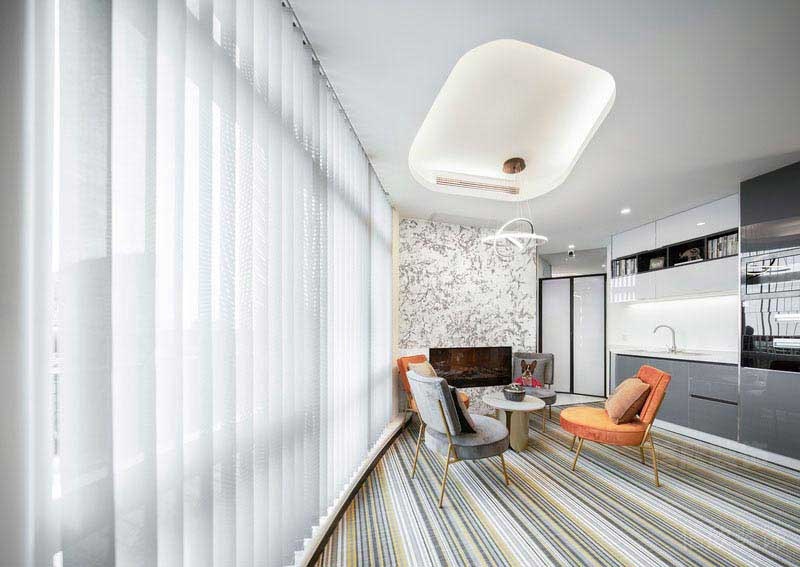 現(xiàn)代輕奢風辦公室休閑接待區(qū)