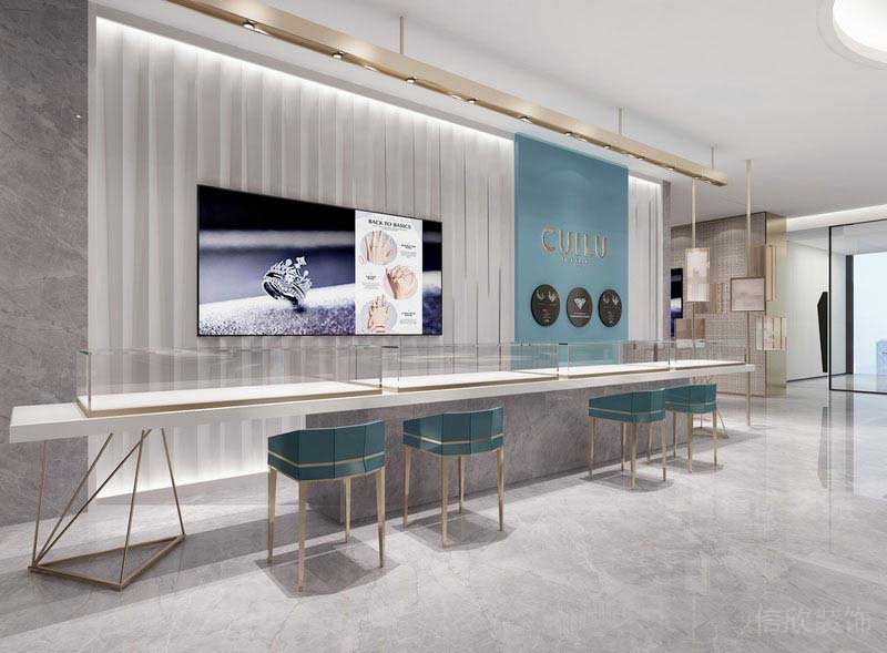 現(xiàn)代清奢風(fēng)格展廳展柜