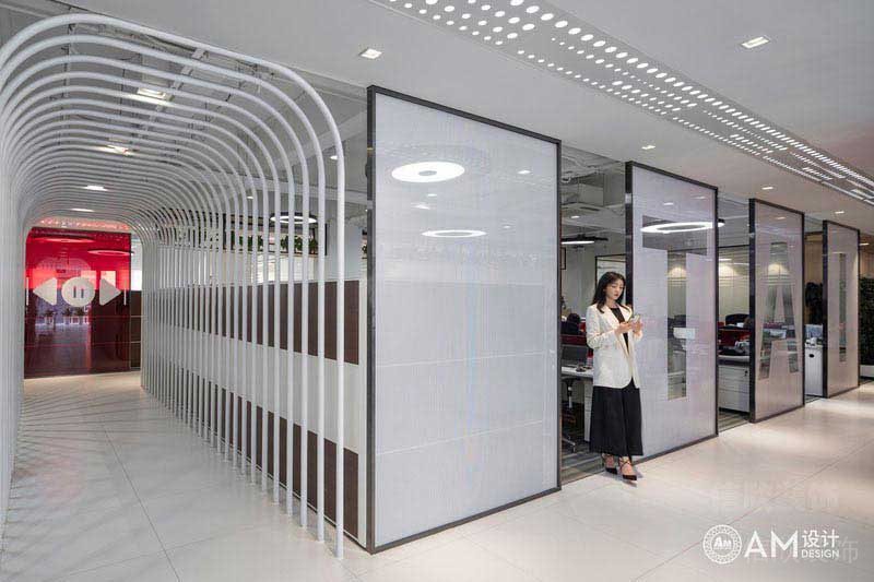 現代時尚風辦公室半開放工作區