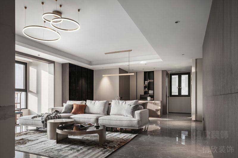 現(xiàn)代英倫風(fēng)家居客餐廳