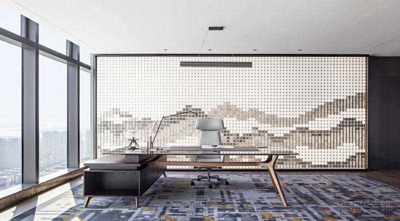 現(xiàn)代中式風格辦公室總裁辦公室