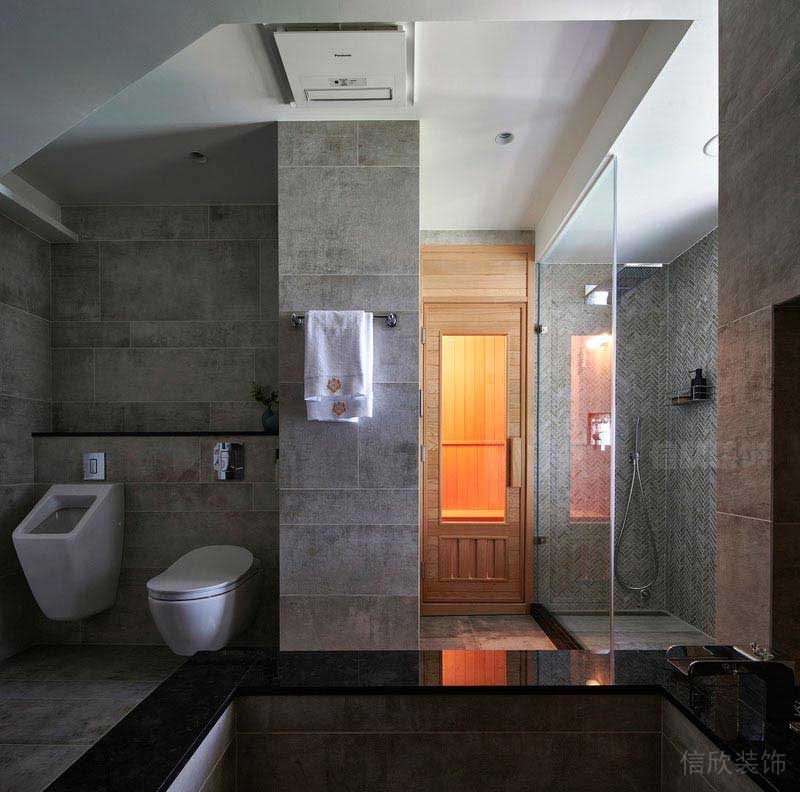 新居現(xiàn)代簡約風(fēng)衛(wèi)生間效果圖 (2)