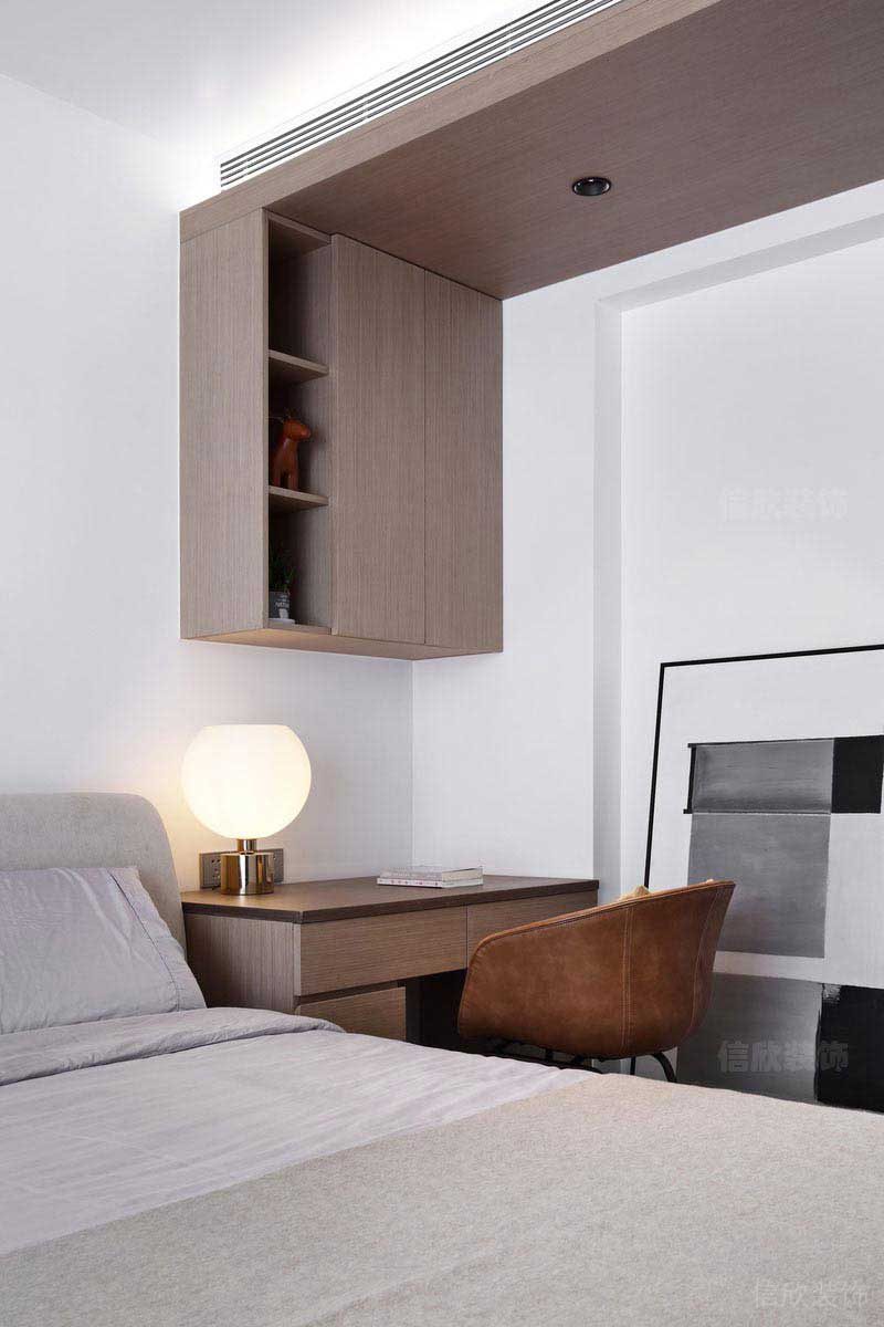 新居現(xiàn)代簡約風臥室效果圖(1)