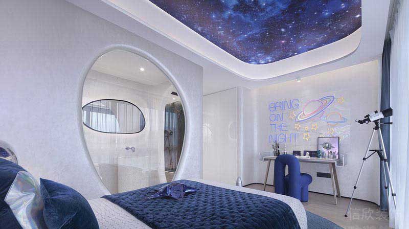 新居現(xiàn)代簡約風臥室效果圖