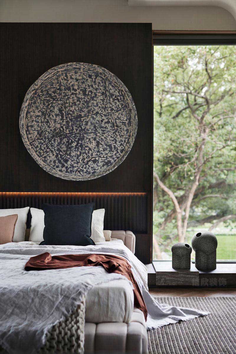 新居現(xiàn)代簡約風臥室效果圖(2)