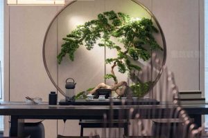 新中式風(fēng)格辦公室品茶室