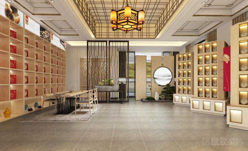 專賣店中式風(fēng)店面效果圖