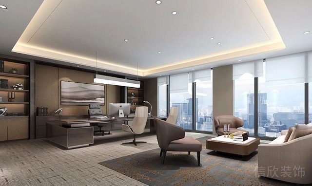 咖啡色的總經(jīng)理辦公室