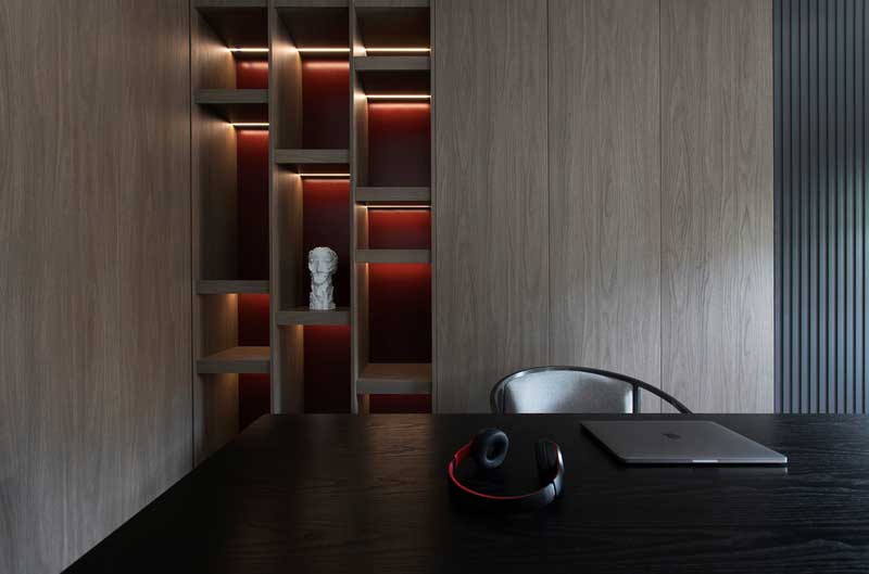 深圳南山區南油現代中式二手房翻新裝修書房 深圳南山區南油現代中式二手房翻新裝修書房