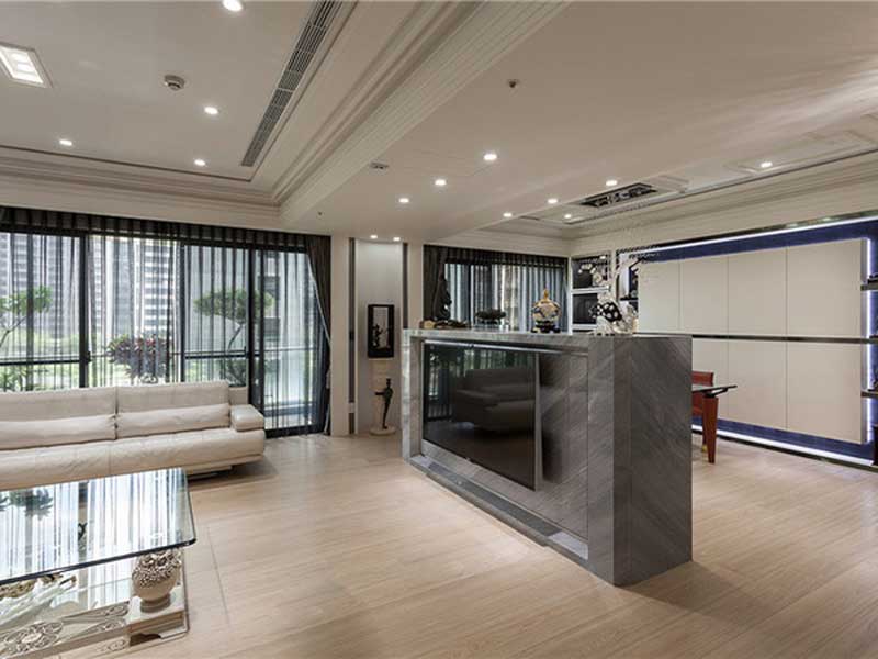 深圳龍華新區簡歐風格家居裝修設計客廳地面鋪設 深圳龍華新區簡歐風格家居裝修設計客廳地面鋪設