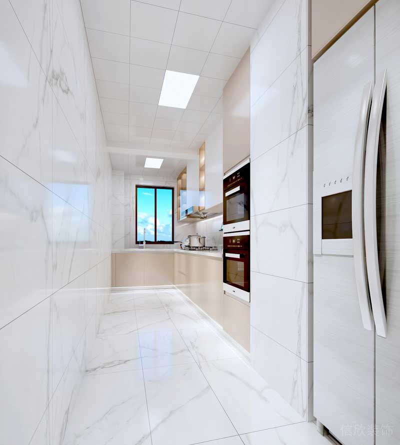 深圳福田區輕奢風格家庭三居室裝修設計廚房 深圳福田區輕奢風格家庭三居室裝修設計廚房