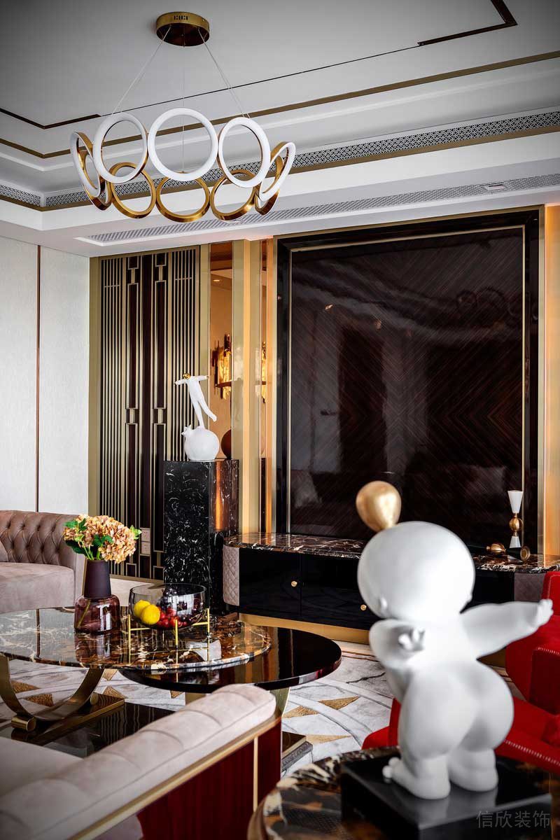 深圳龍華家裝復古輕奢風裝修設計軟裝陳設 深圳龍華家裝復古輕奢風裝修設計軟裝陳設