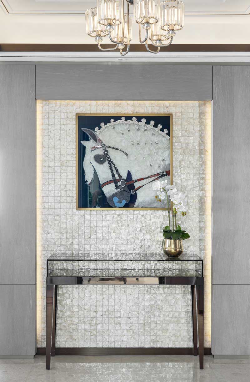 深圳羅湖現代輕奢風格裝修玄關 深圳羅湖現代輕奢風格裝修玄關