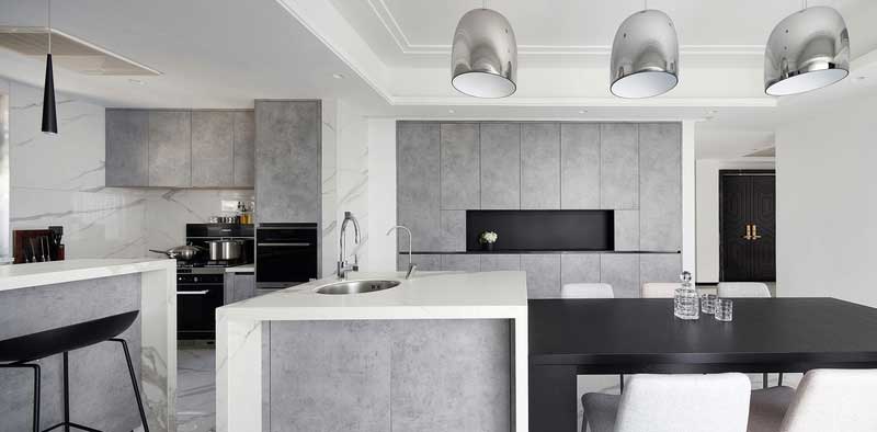 深圳龍崗區(qū)灰白色簡約風(fēng)格家居裝修效果圖餐廳 深圳龍崗區(qū)灰白色簡約風(fēng)格家居裝修效果圖餐廳