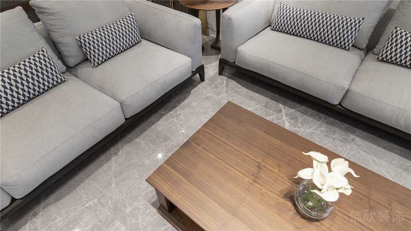 深圳南山新中式風(fēng)格家居裝修客廳茶幾