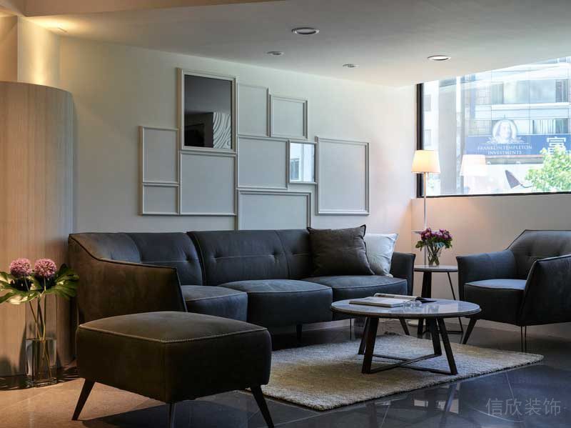 深圳南山西麗暖色調美式極簡家裝裝修客廳沙發 深圳南山西麗暖色調美式極簡家裝裝修客廳沙發