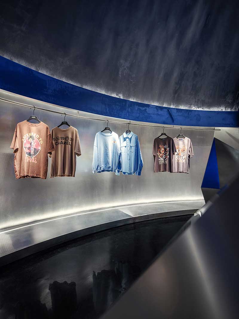 深圳鹽田區服裝店裝修設計服裝展示區 深圳鹽田區服裝店裝修設計服裝展示區