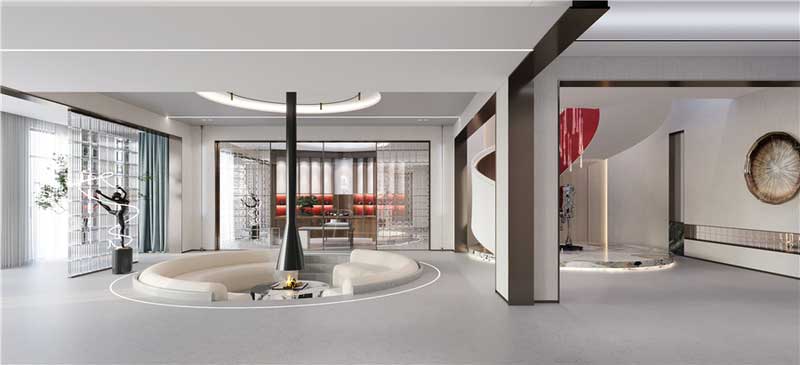 深圳福田區輕奢新中式住宅裝修施工實景圖接待區 深圳福田區輕奢新中式住宅裝修施工實景圖接待區