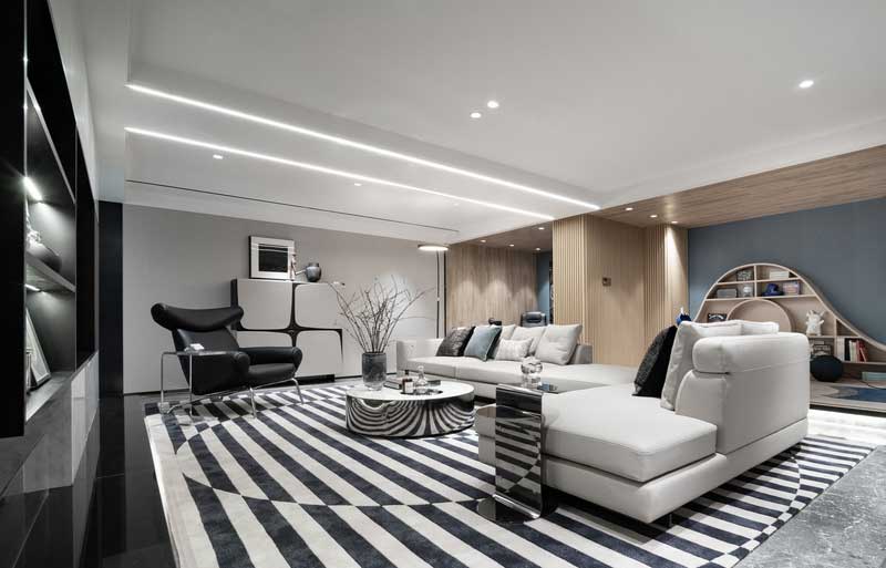 深圳福田現代北歐風家居裝修設計客廳休閑區 深圳福田現代北歐風家居裝修設計客廳休閑區