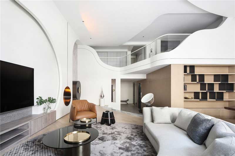 深圳龍華區現代中式風格舊房裝修改造完工后實景圖客廳內嵌式裝飾展示柜 深圳龍華區現代中式風格舊房裝修改造完工后實景圖客廳內嵌式裝飾展示柜