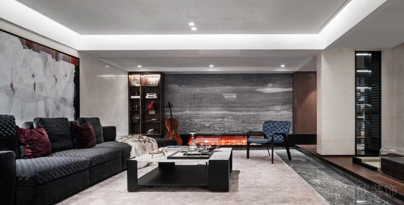 深圳南山區(qū)現(xiàn)代輕奢住宅新房裝修休閑會客廳 深圳南山區(qū)現(xiàn)代輕奢住宅新房裝修休閑會客廳