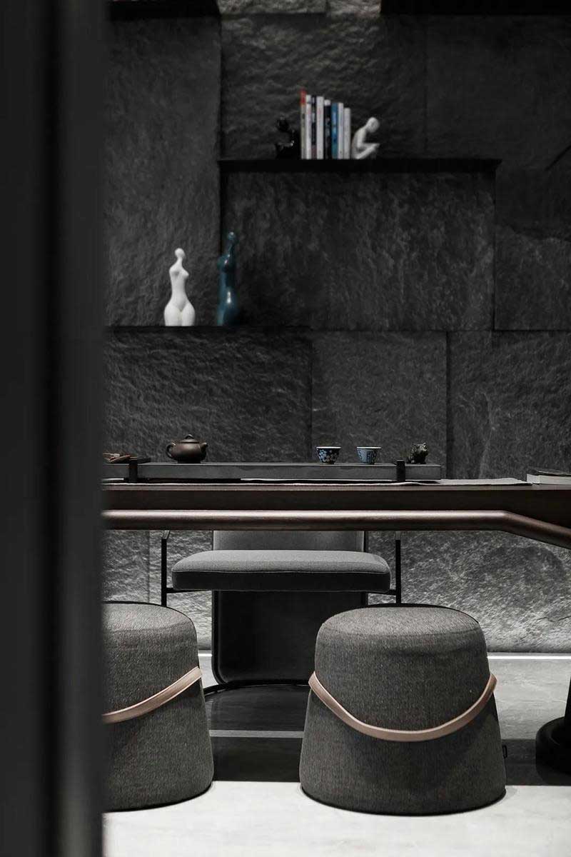 深圳鹽田極簡風格家庭住宅裝修設計茶臺 深圳鹽田極簡風格家庭住宅裝修設計茶臺