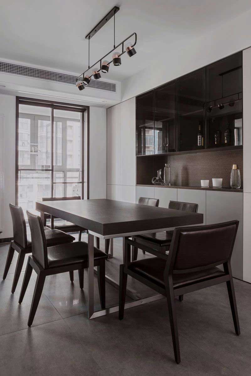 深圳福田區(qū)筆架山極簡風(fēng)新房裝修設(shè)計(jì)案例餐廳 深圳福田區(qū)筆架山極簡風(fēng)新房裝修設(shè)計(jì)案例餐廳