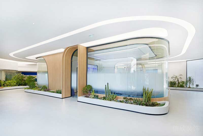 深圳龍華現(xiàn)代風(fēng)格大型辦公室裝修設(shè)計(jì)軟裝陳設(shè) 深圳龍華現(xiàn)代風(fēng)格大型辦公室裝修設(shè)計(jì)軟裝陳設(shè)
