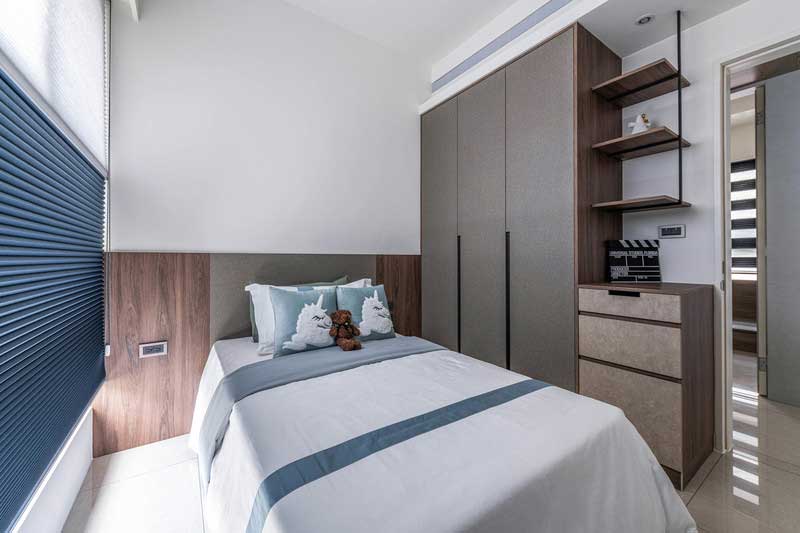 深圳福田區現代風格家庭新房裝修工程案例次臥 深圳福田區現代風格家庭新房裝修工程案例次臥