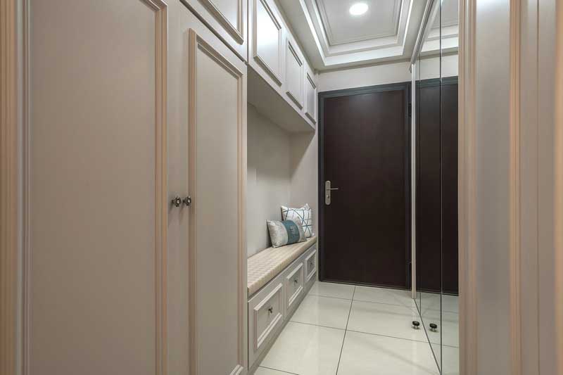 深圳鹽田區簡歐風格家居住房裝修設計鞋柜 深圳鹽田區簡歐風格家居住房裝修設計鞋柜