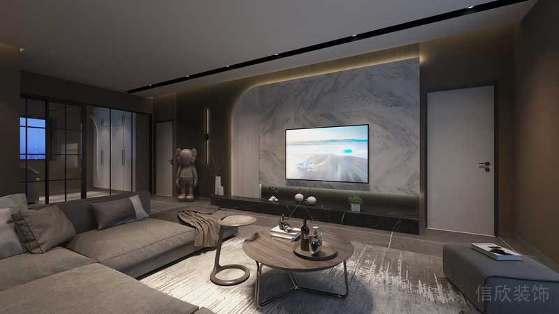 深圳羅湖現(xiàn)代美式家庭套房裝修實(shí)景圖客廳天花吊頂 深圳羅湖現(xiàn)代美式家庭套房裝修實(shí)景圖客廳天花吊頂