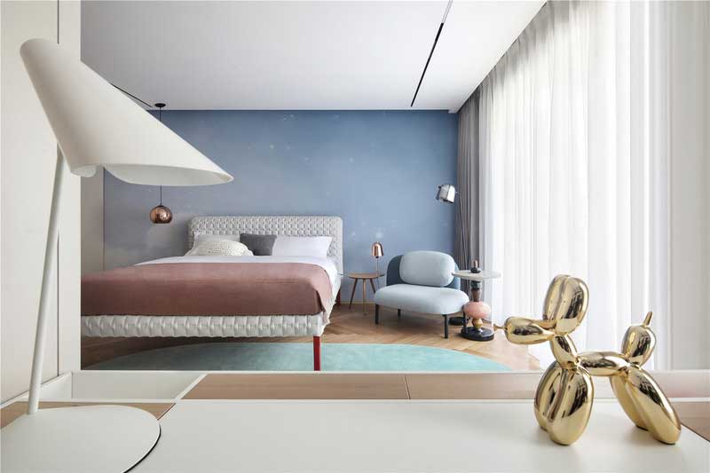 深圳龍華區現代中式風格舊房裝修改造完工后實景圖女兒房藝術飾品 深圳龍華區現代中式風格舊房裝修改造完工后實景圖女兒房藝術飾品