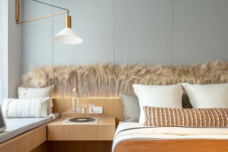 深圳南山北歐風(fēng)格家裝裝修設(shè)計主臥床頭柜 深圳南山北歐風(fēng)格家裝裝修設(shè)計主臥床頭柜