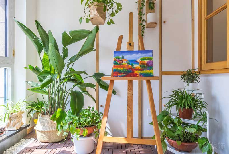 深圳羅湖區(qū)北歐風(fēng)格家庭裝修設(shè)計(jì)實(shí)景圖陽臺(tái)