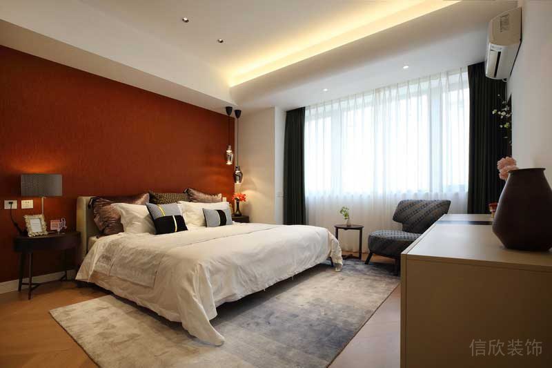 深圳羅湖區現代輕奢風200平方家庭住房裝修次臥 深圳羅湖區現代輕奢風200平方家庭住房裝修次臥