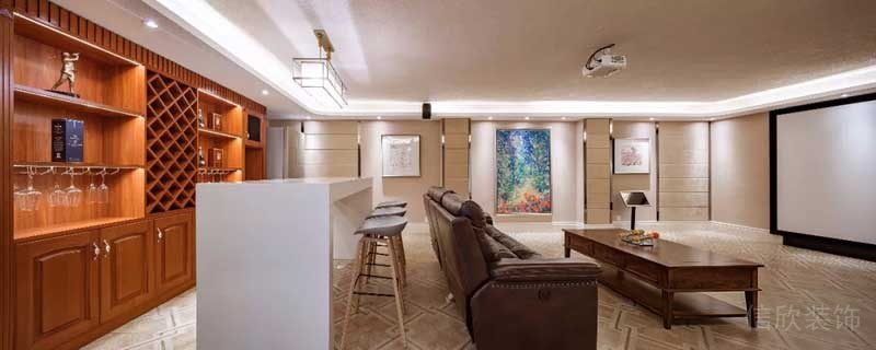 深圳寶安碧桂園簡歐風格別墅樣板間設計影音室休閑區 深圳寶安碧桂園簡歐風格別墅樣板間設計影音室休閑區