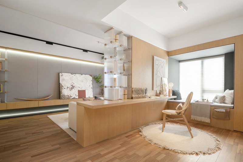 深圳南山北歐風(fēng)格家裝裝修設(shè)計開放式書房 深圳南山北歐風(fēng)格家裝裝修設(shè)計開放式書房