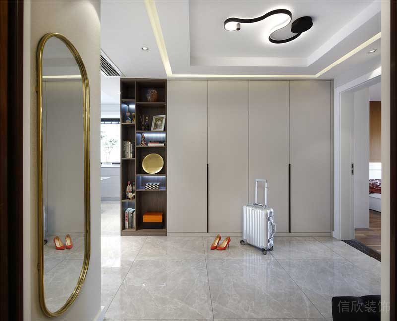 深圳羅湖區(qū)現(xiàn)代簡約風(fēng)家庭新房裝修工程門廳 深圳羅湖區(qū)現(xiàn)代簡約風(fēng)家庭新房裝修工程門廳