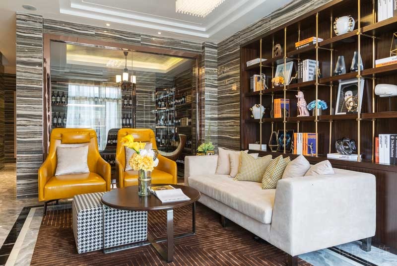 深圳龍華觀瀾現(xiàn)代輕奢家庭別墅裝飾設(shè)計休閑接待區(qū) 深圳龍華觀瀾現(xiàn)代輕奢家庭別墅裝飾設(shè)計休閑接待區(qū)