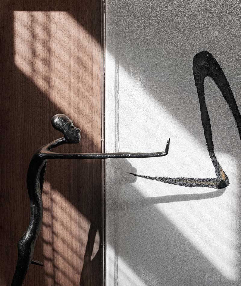 深圳南山區(qū)現(xiàn)代輕奢住宅新房裝修書房藝術(shù)雕塑 深圳南山區(qū)現(xiàn)代輕奢住宅新房裝修書房藝術(shù)雕塑