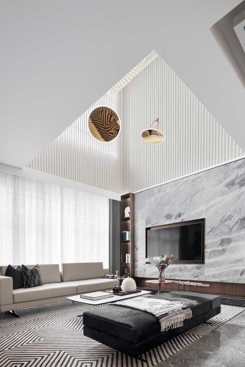 深圳南山區(qū)現(xiàn)代輕奢住宅新房裝修客廳家具 深圳南山區(qū)現(xiàn)代輕奢住宅新房裝修客廳家具