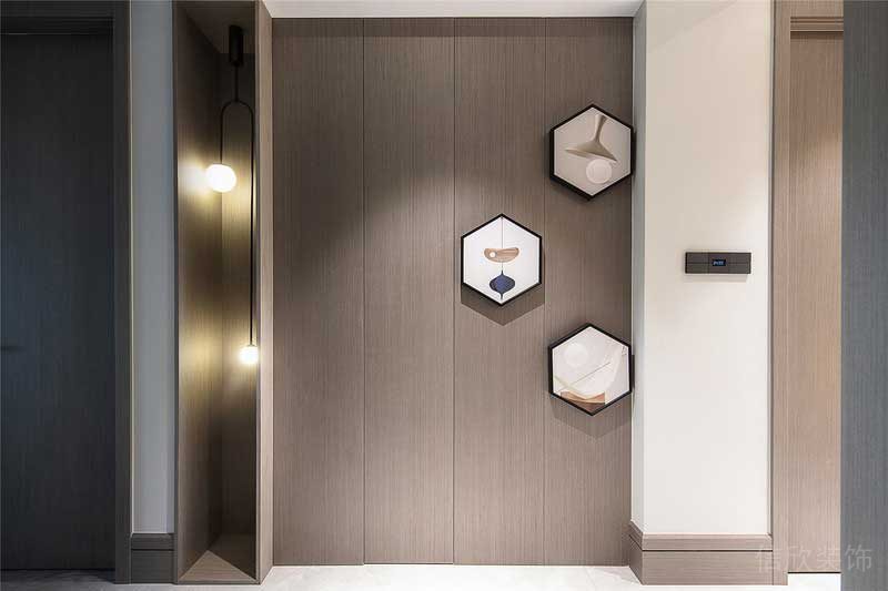 深圳羅湖區黑白色簡約風格家居裝修圖過道 深圳羅湖區黑白色簡約風格家居裝修圖過道