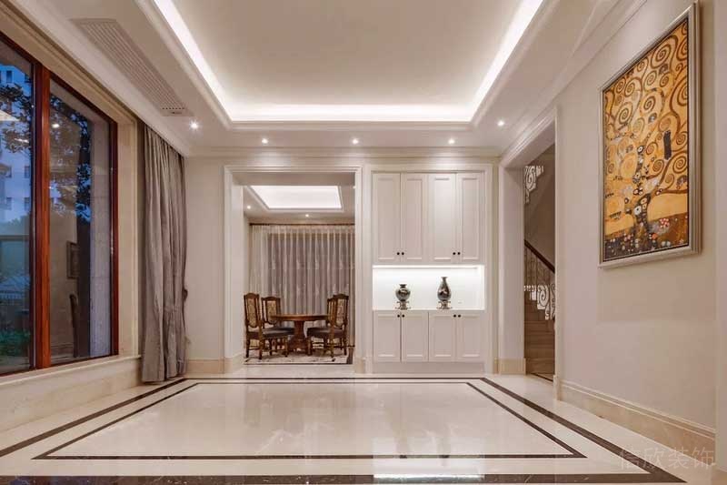 深圳寶安碧桂園簡歐風格別墅樣板間設計玄關 深圳寶安碧桂園簡歐風格別墅樣板間設計玄關