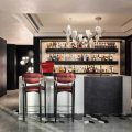 水吧臺酒水休息區(qū)大理石餐飲柜裝修內(nèi)嵌式設(shè)計效果全屋定制